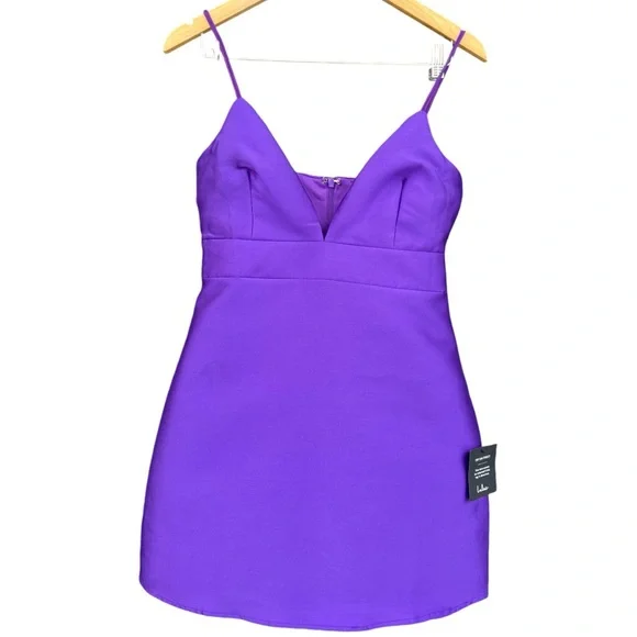 Lulu’s - Glamorous Life Purple Mini Dress NWT - Women’s Size S - Picture 6 of 12